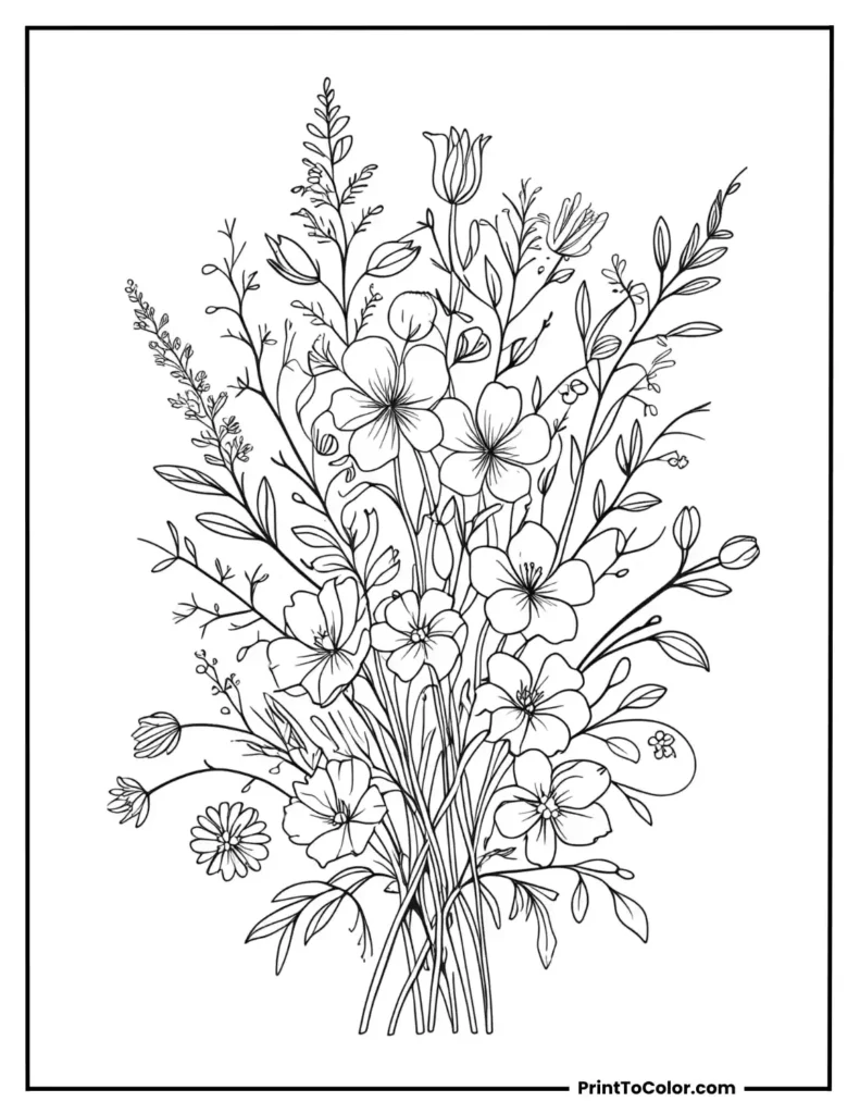 Wildflower bouquet