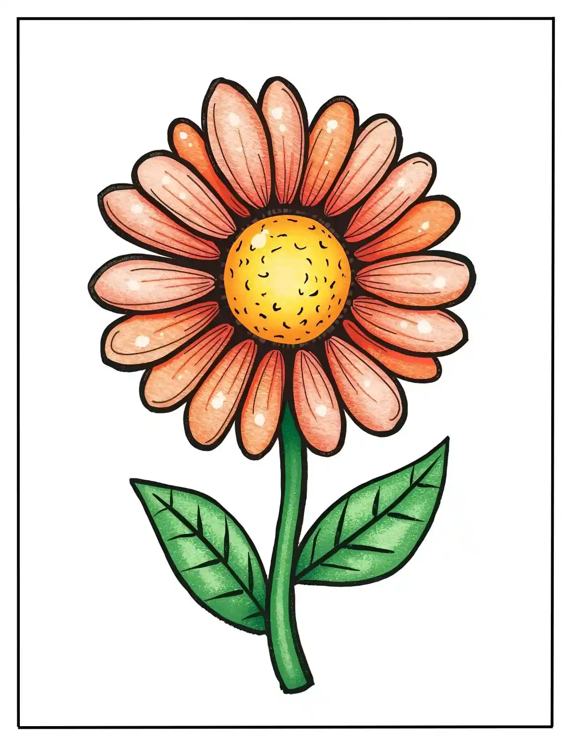 daisy coloring pages