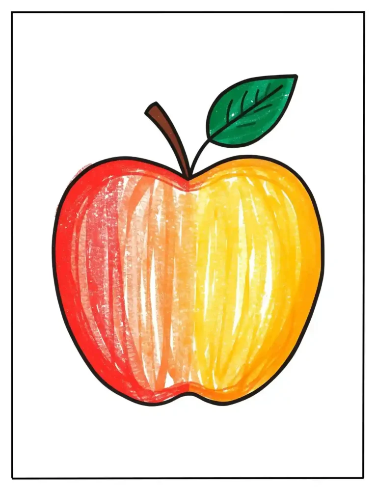 apple coloring pages