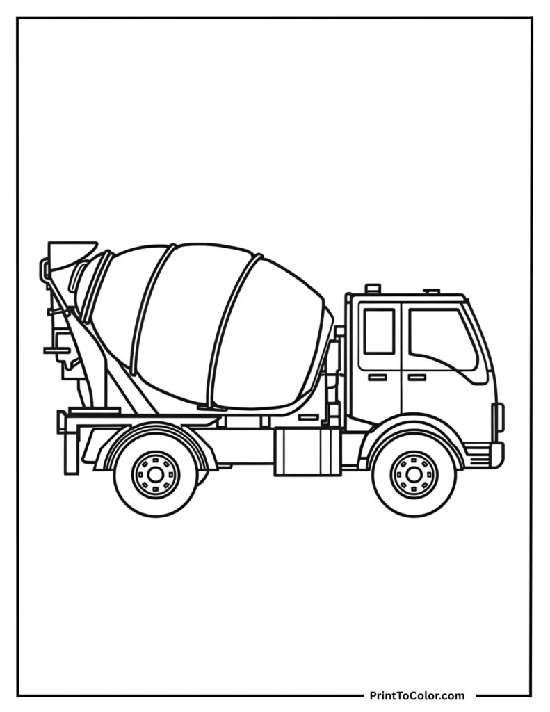 cement mixer truck