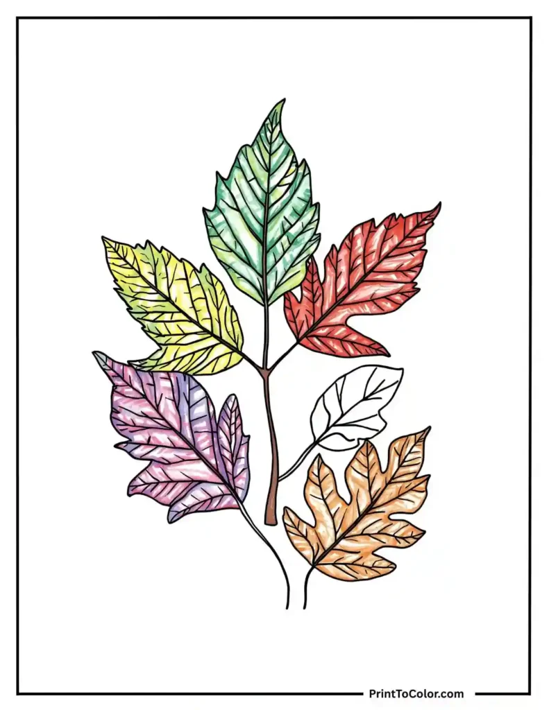 fall coloring pages