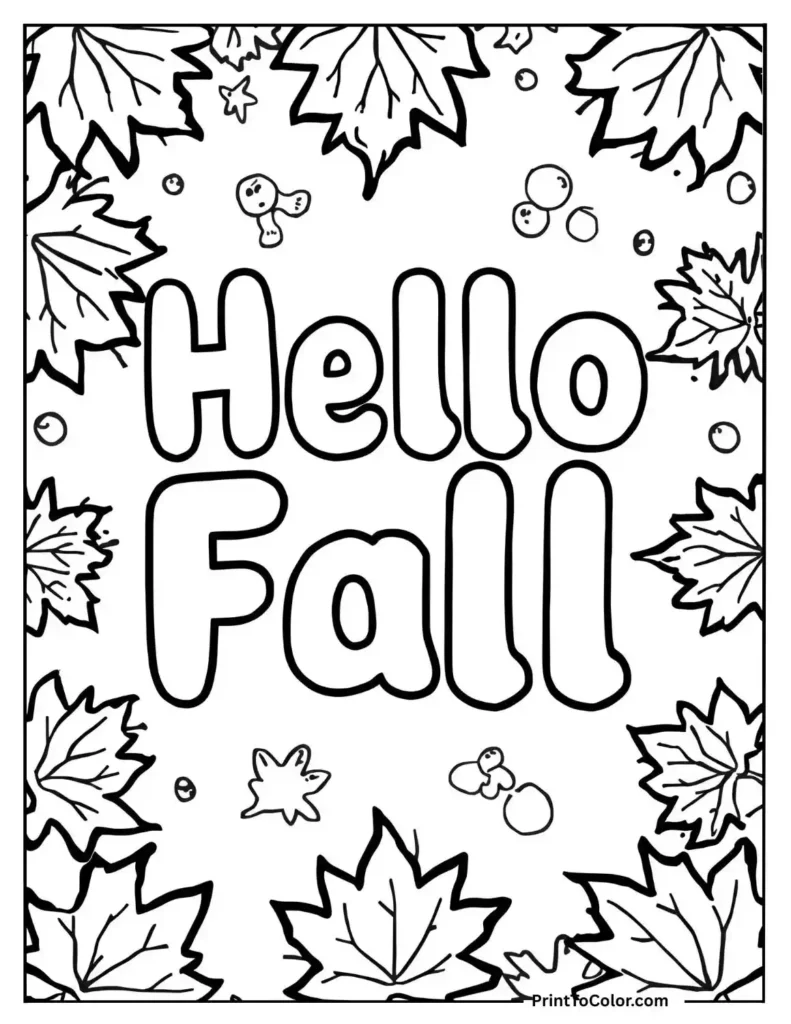 hello fall