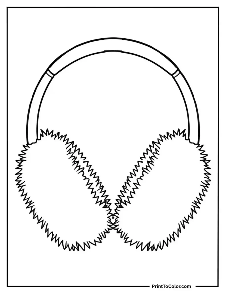 pair of earmuffs with fluffy pads